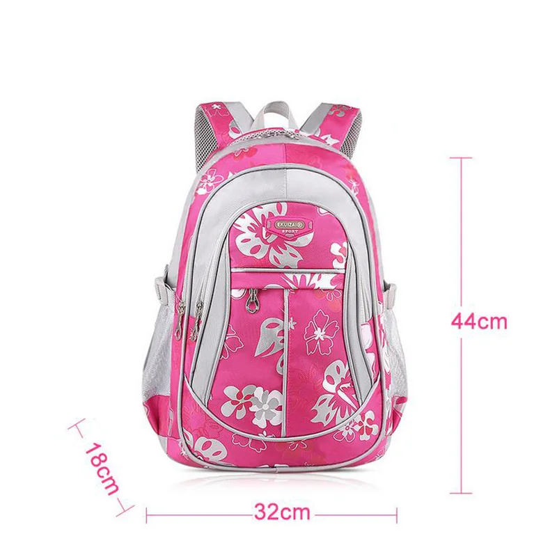 Школьная сумка для девочек на молнии; Детский рюкзак; модные сумки через плечо; рюкзак для студентов; сумка для книг; Прямая поставка - Цвет: Rose Big