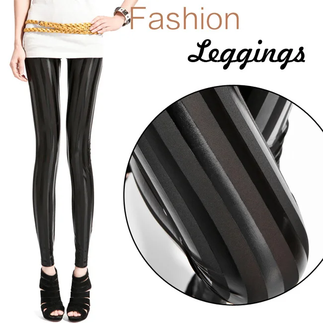 ON Sale 2016 New Style Fashion sexy Striped slim lady Punk women