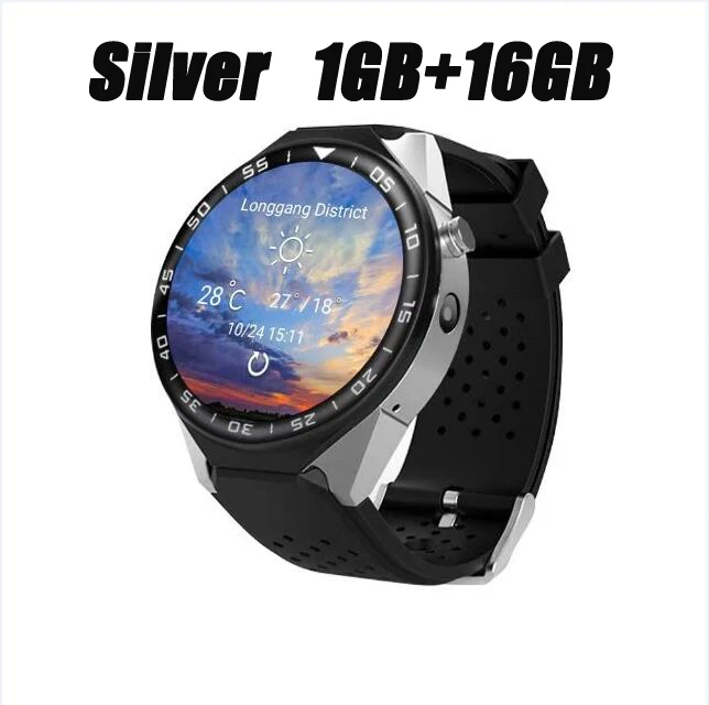 RUIJIE S99C Android 5,1 Bluetooth Смарт-часы телефон MTK6580 2.0MP камера 1G/16G Smartwatch 3g wifi gps SIM карта сердечного ритма S99 - Цвет: Silver 1GB 16GB