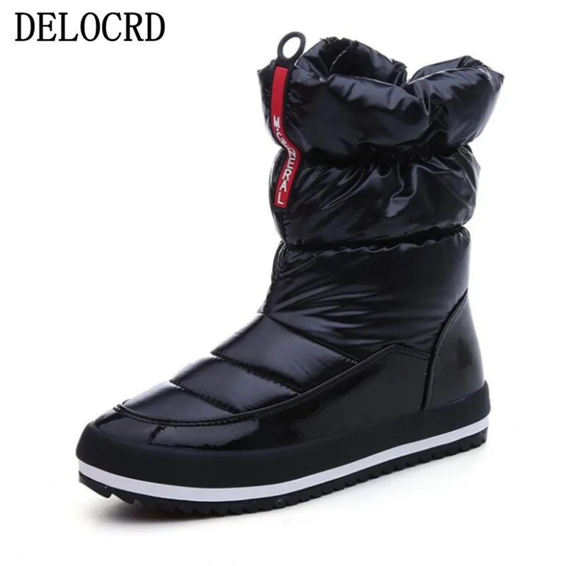 

Women's Cotton Shoes Snow Boots Female Winter New Plus Velvet Warm Boots Waterproof non-slip Wild Short Boots Hot Brand Footwear