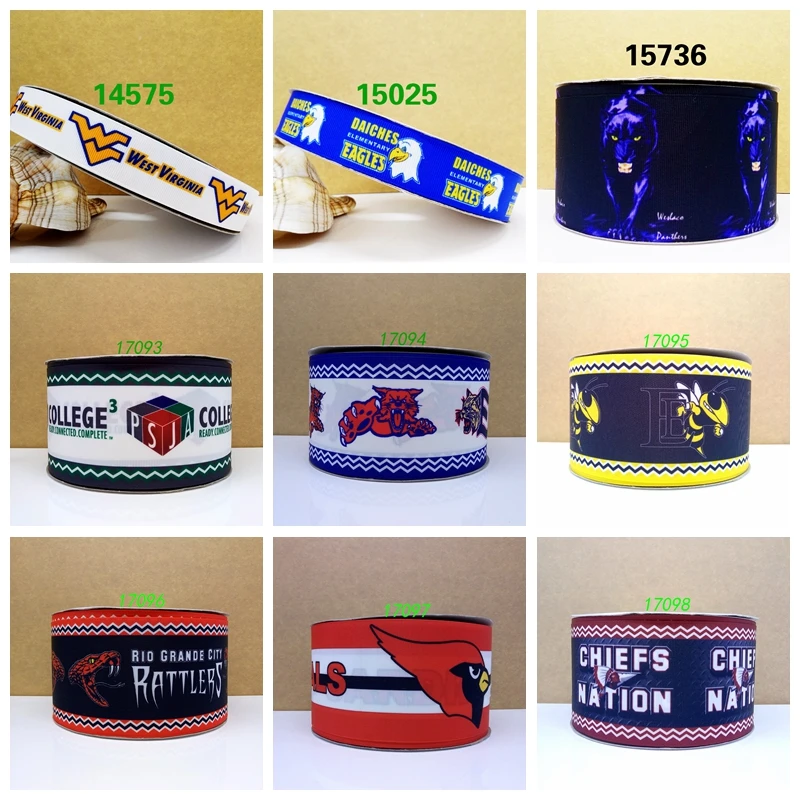 Buy Free shipping 50 yard per size sport ribbon
