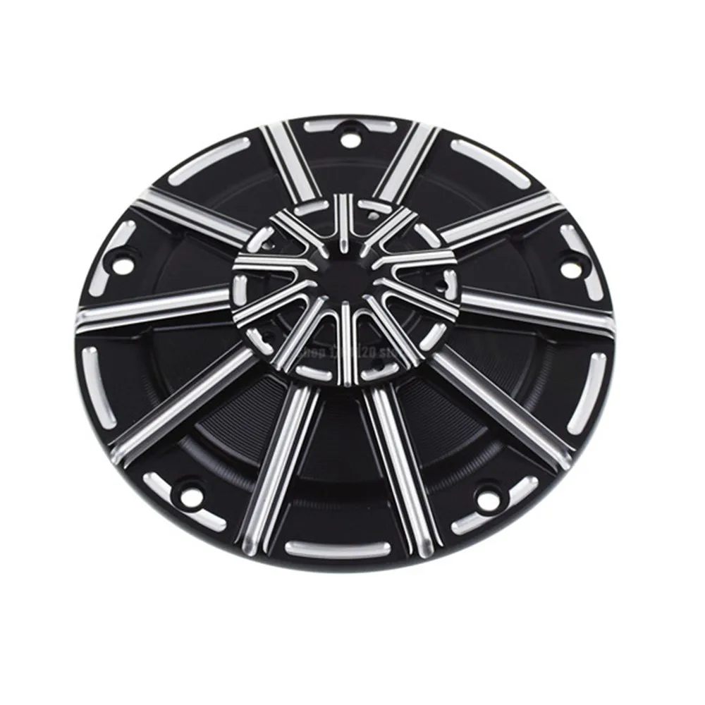  Motorcycle CNC Derby Cover Timer Timing Cover Aluminum Black For Harley Twin Cam 1999-2013 2014 201