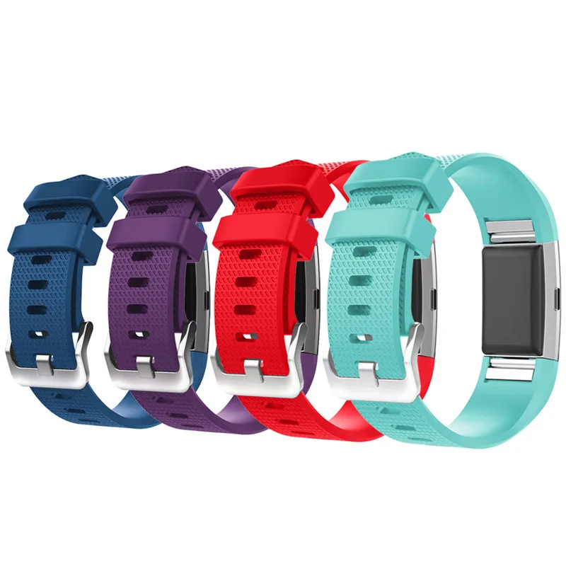 Силиконовый ремешок для Fitbit Charge 2 браслет умные часы мягкий часов замена