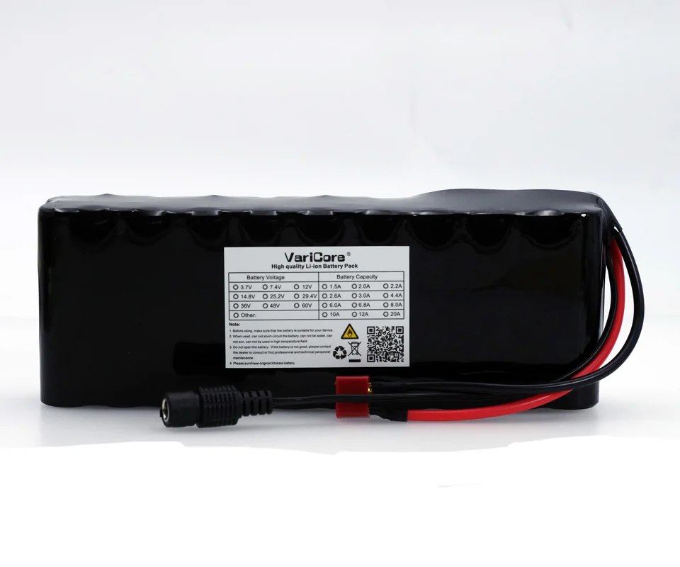 VariCore 36 V 5.2Ah 10S2P 18650 аккумуляторная батарея 5200 mAh, сменные велосипеды, Электромобиль 42 V Защита печатной платы