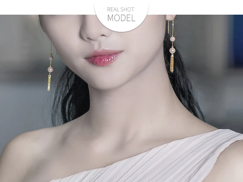18k gold chain tassel earring (12)