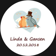 100 шт Оригинальная наклейка и индивидуальный логотип свадебный стикер s дизайн ваш собственный стикер s персонализированные наклейки Boda