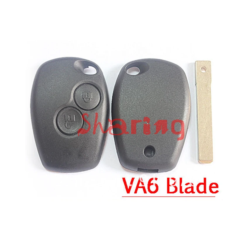 2 кнопочный дистанционный ключ для Renault Kangoo Megane Laguna PCF7946 / PCF7947 Chip 433MHZ VA6 Blade|key for|key for