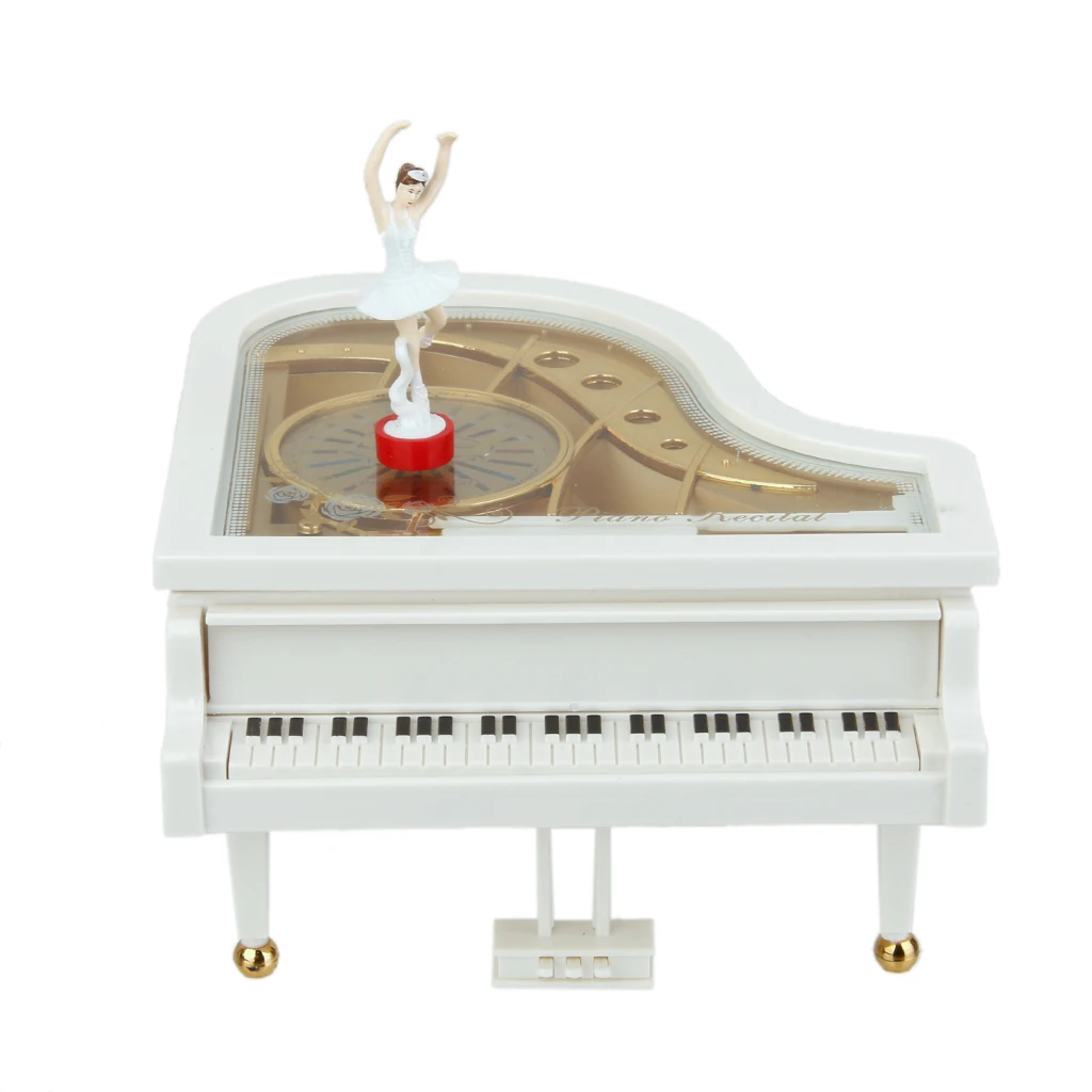 

New Piano Music Box Ballet Dancer Dancing Mechanical Toy Musical Instrument Learning Creativity for Chlid Classic Birthday Gift