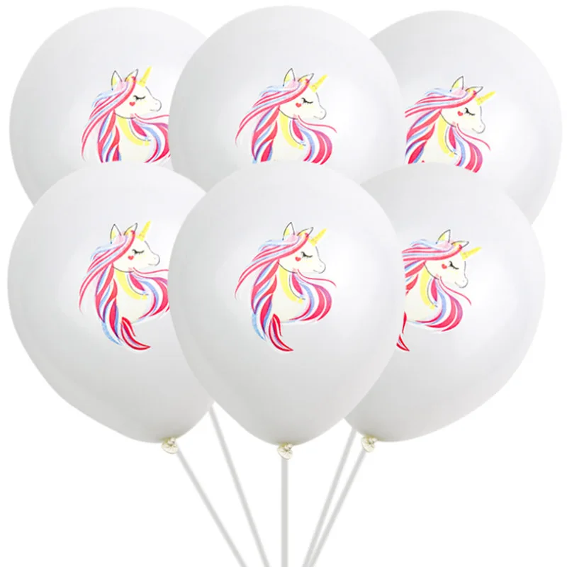 10 шт Единорог латексный надувной шарики для свадебного украшения воздушный шар для детей девочек День рождения вечерние поставляет украшения