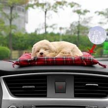 Автомобильные украшения моделирование Спящая собака автомобильные твердые духи украшение приборной панели игрушки освежители воздуха домашние декоративные предметы
