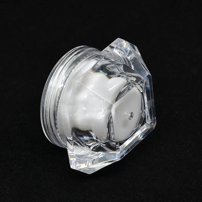 

50pcs/lot Square Bottom Empty Small Plastic cosmetic Sample Containers jar 10ml for Cream Shadow Powder CJ33