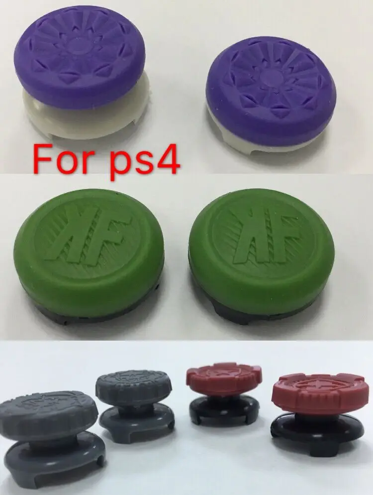 

29 colors 2in1 For Universal Silicone Thumb Stick Extenders Caps for PS4 Controller with box