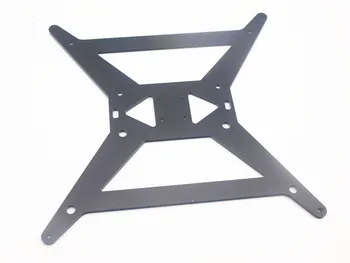 

4mm Black anodized aluminum Tarantula/HE3D Y carriage plate V3 for upgrade Heatedbed Support plate MGN12H carriage