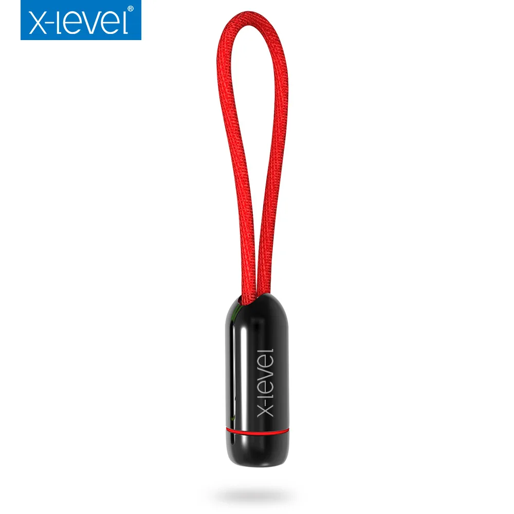 X-level USB кабель для iPhone 11 Pro Max X 8 7 6 Plus Быстрая зарядка кабель для передачи данных для iPhone кабель зарядного устройства для Apple Lightning Кабель - Цвет: Red