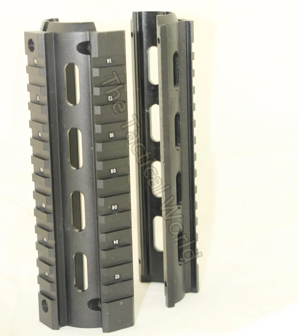 Охотничий Тактический страйкбольный AR-15 M4 Handguard Carbine 6,7 дюймов RIS Quad Rail 2 шт. аксессуары для Пикатинни