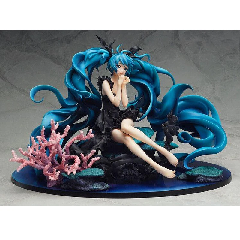 

Anime action toys Hatsune Miku model figure 16cm painted toys cartoon miku collection figures toy gift with box F7216