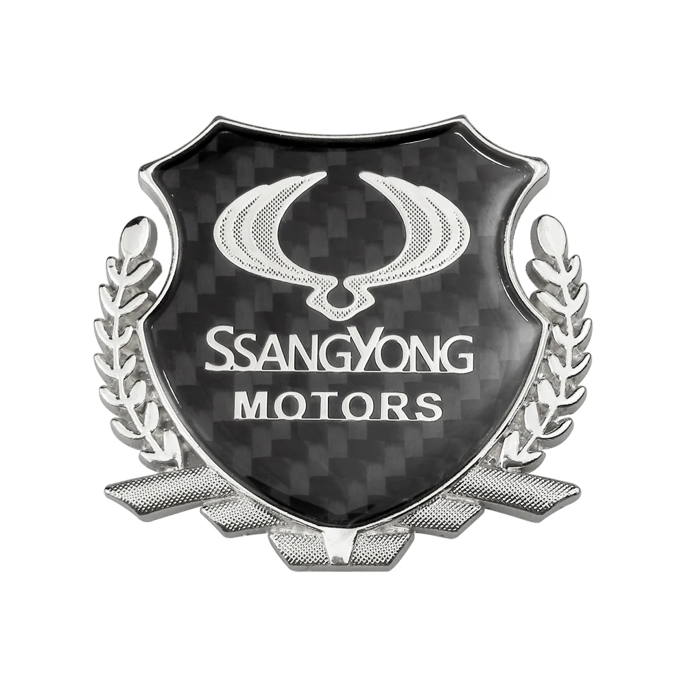 

Auto Sticker Body Emblem for Ssang Yong Kyron Actyon Korando Musso Tivoli Rodius Tivolan XLV Chairman Rexton Car Decoration