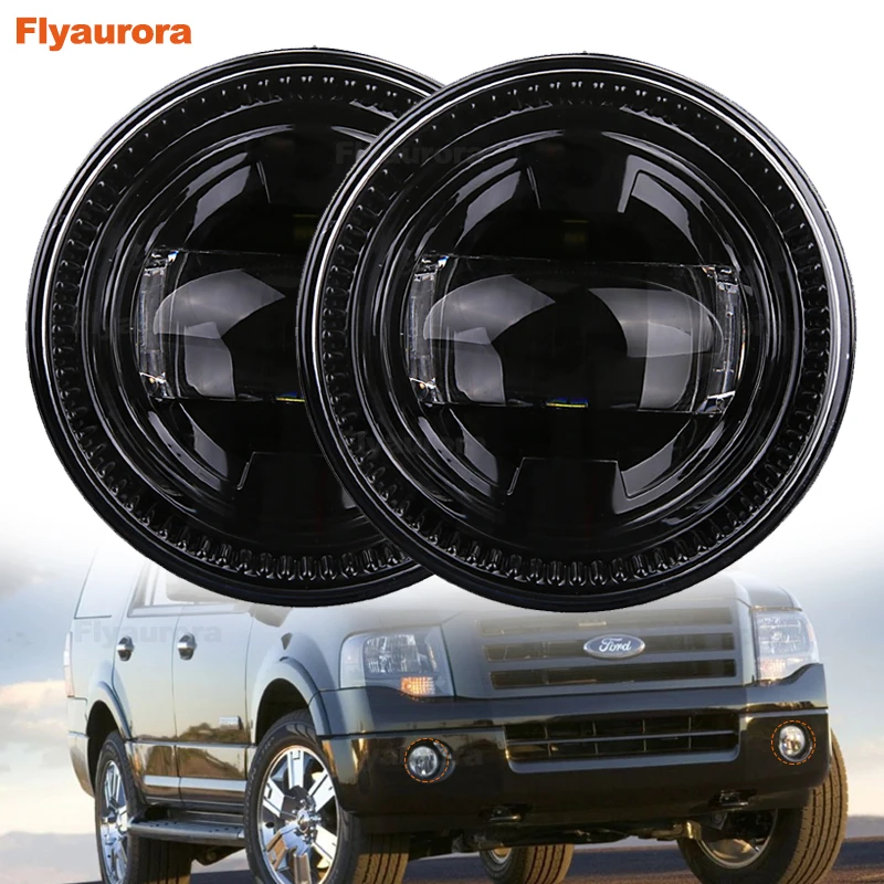 

Round LED Fog Lights Car accessories led f150 fog light round fog lights for Expedition 2007-2015 Ranger 2008-2011 Flyaurora