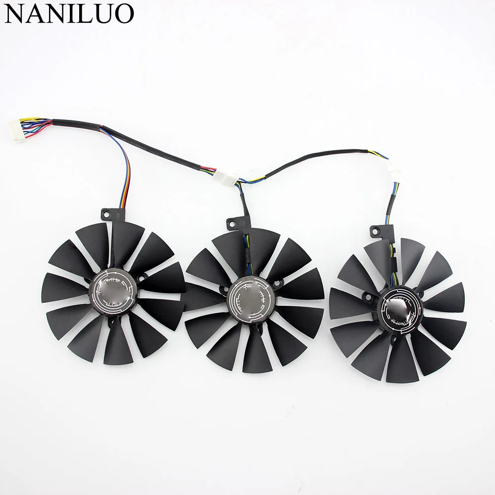

Original for ASUS ROG-STRIX-RTX 2060 2070-O8G-GAMING RTX2060 RTX 2070 Graphics Video Card cooling fan T129215SH T129215SL