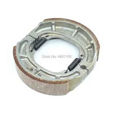 Для Suzuki скутер AN125 для детей ростом 95-00 06-08 UE125 ввиде горшка 01-03 AH100 92-96 AY50 Катана 97-03 прогресс 50 97-99 Задняя Тормозная колодка с пружинами