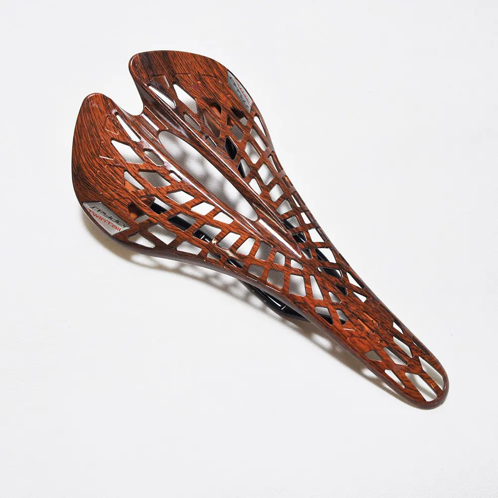 

Crom steel rail 135mm light weight 3D flower transfer print bicycle saddles