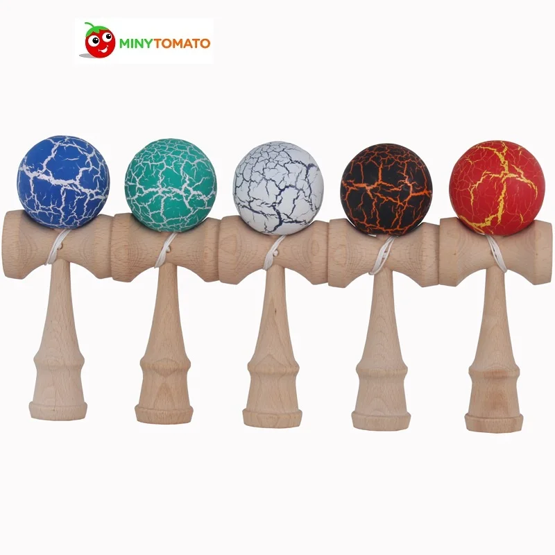 

Free Shipping Kendama Ball Strings Professional Japan Japanese Toy About 18.5 or 19 cm Ball KENDAMA Leisure Sports