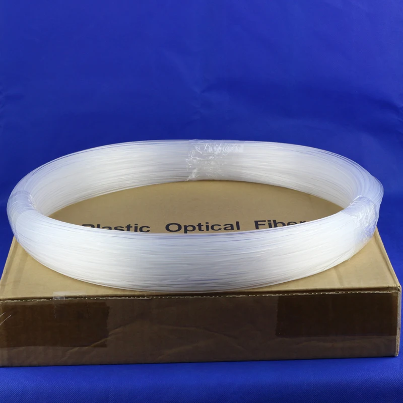 PMMA plastic optical fiber cable whole roll lighting engine driver LED wire 0.25mm ~ 3.0mm 100m to 12000m Fibers Lighting
