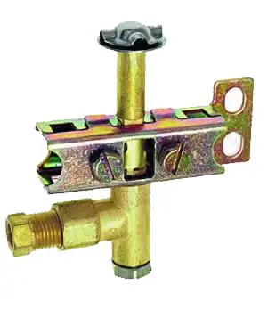 UNIVERSAL SIDE ENTRY GAS PILOT ASSEMBLY 6MM NATURAL OR LPG GAS 3 WAY LP OR NAT