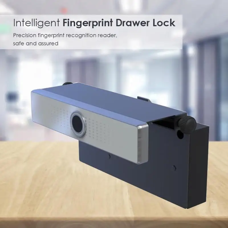 

2019 New Smart Electric Mini Lock Fingerprint for Drawer Cabinet Wardrobe Round Smart Electric Anti Theft Safe