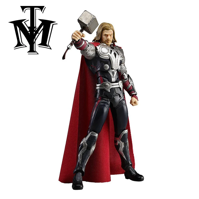 

Avengers movie movable PVC kids model cartoon superhero Thor Action Figure 15cm toy child gift collection Figma 216 Original Box