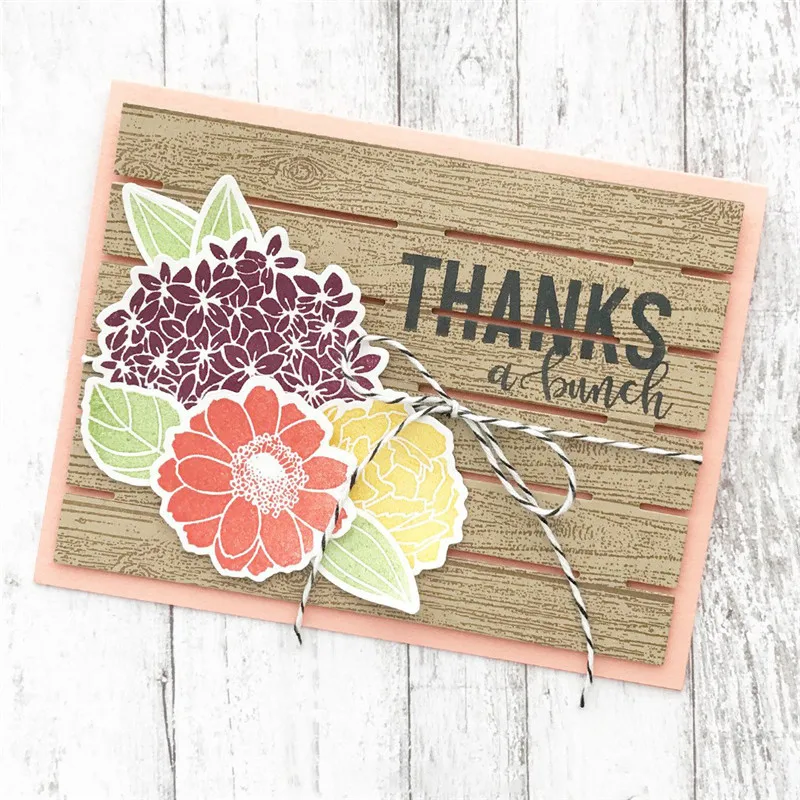 

DiyArts Flowers Stamps and Dies Metal Cutting Dies Clear Stamps Christmas Card Making Album Embossing Crafts Die Cut Craft Die