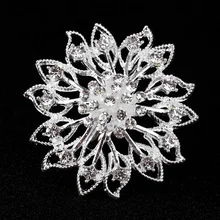 Silver Plated Small Square Round Flower Rhinestone Brooch Pins Brooches For Women Lapel Pin Collar Tips Hajib Jewelry Gift lotus fun 925 sterling silver brooches for women lotus flower lapel pins men suit scarf collar brooch fine jewelry