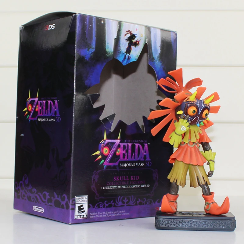15cm The Legend of Zelda Figure Toy Majoras Mask 3D Skull Kid