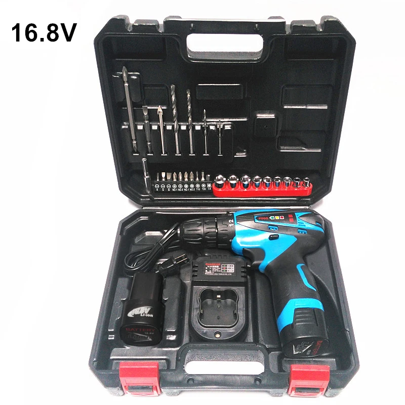 16 8V Electric font b Screwdriver b font Battery 2 Cordless font b Screwdriver b font