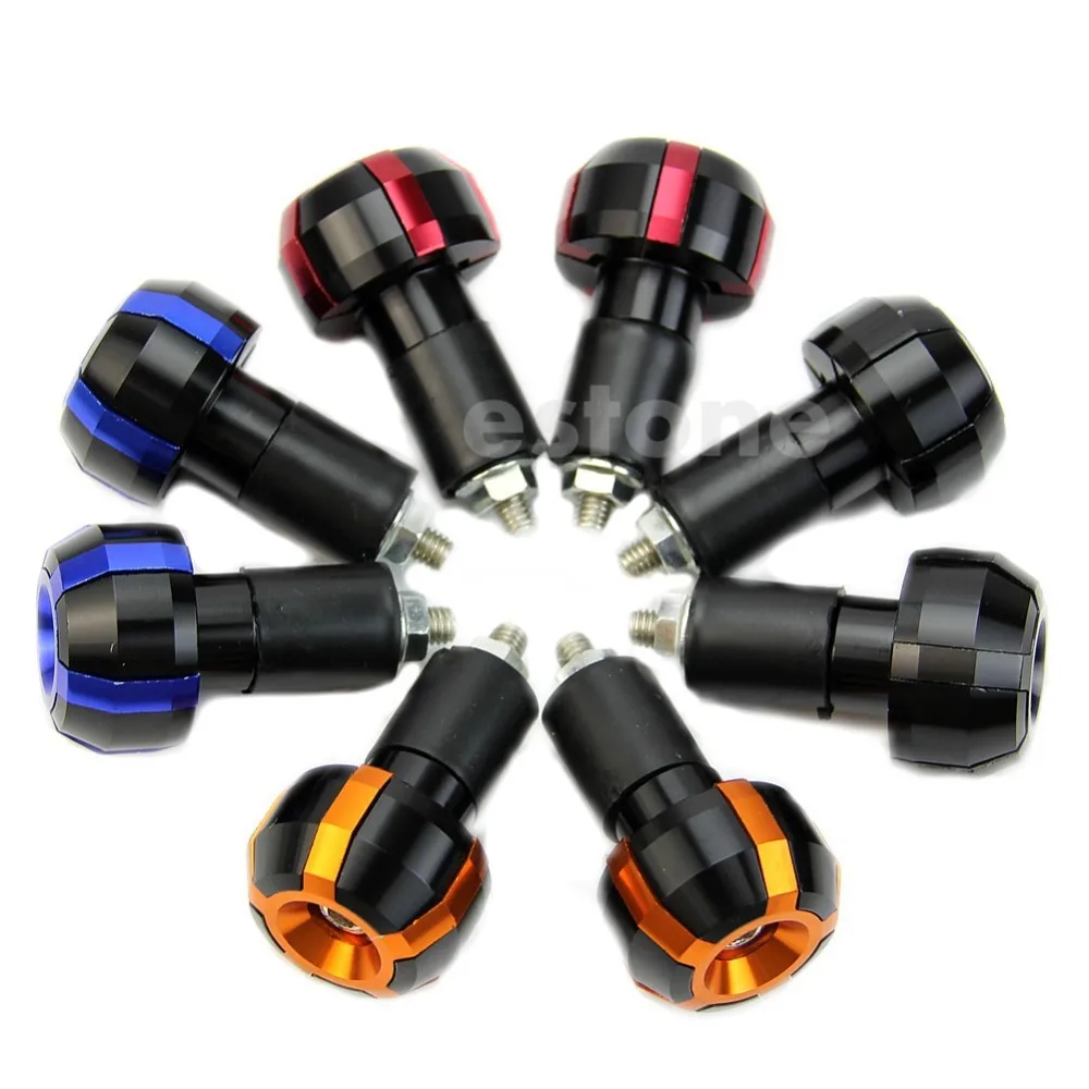 

7/8" Universal Motocycle Handlebar CNC Aluminum Handle Hand Grips Bars Ends New