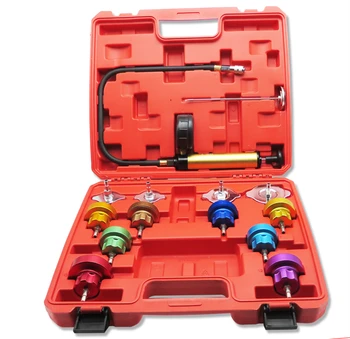 

14PCS Car Tool Universal Water Tank Detector Radiator Cooling SYSTEM Pressure Tester Kit Auto Repair Tool