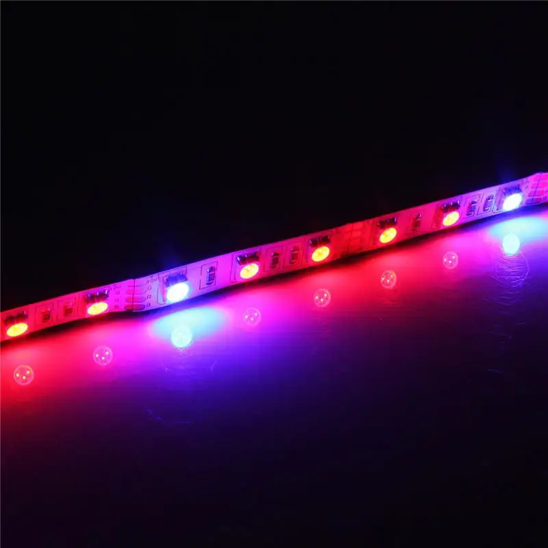 LumiParty 5 м 12 В светодиодный завода растут полосы света полный спектр дюралайта для