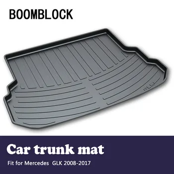 

BOOMBLOCK Car Special Trunk Floor Foot Mat Pad Non-slip Dustproof Interior Accessories For Mercedes GLK X204 2017 2016 2015-2008