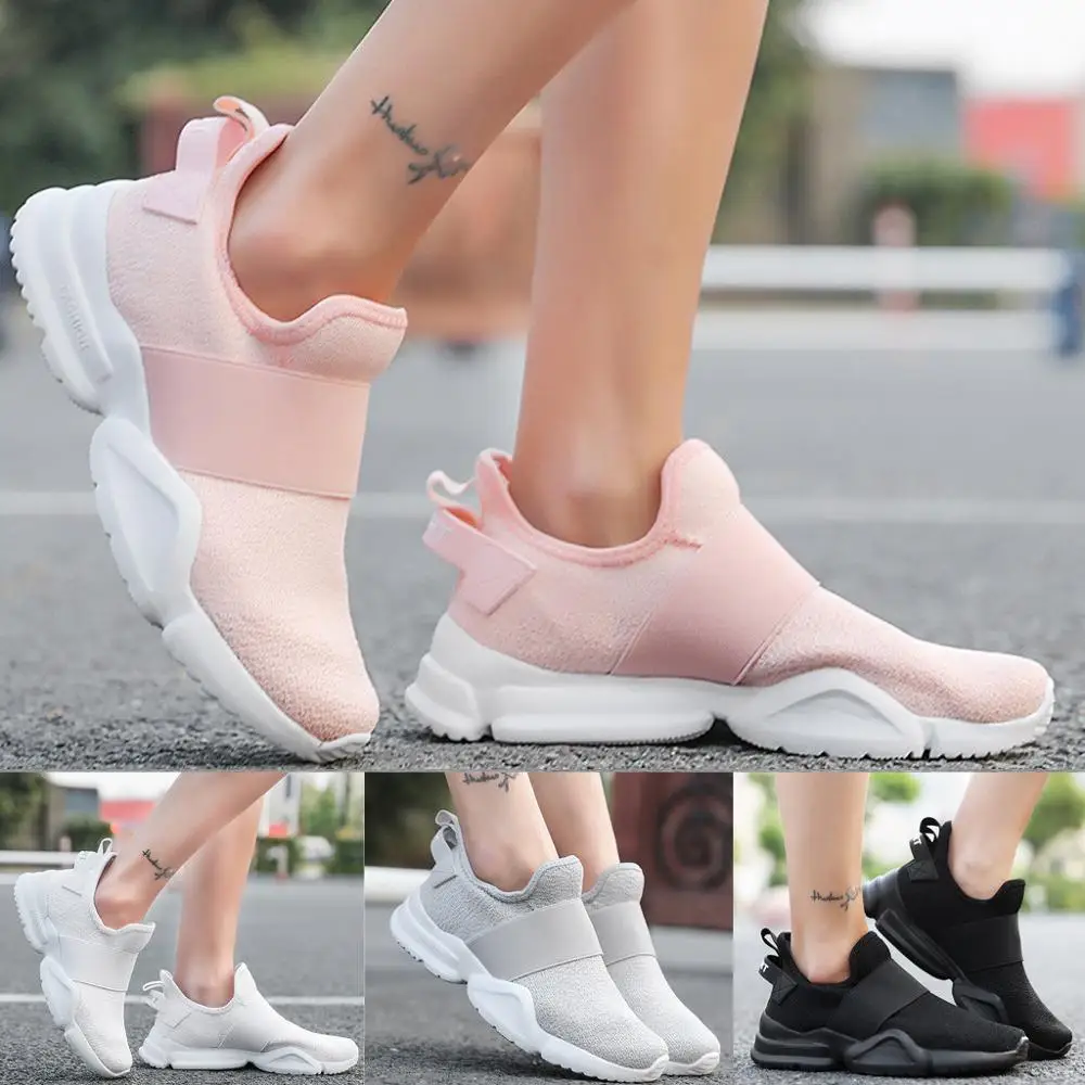 

Multicolor Sport Shoes Woman breathable stability Running Shoes Women cushioning height increasing Sneakers EVA Women Shoes