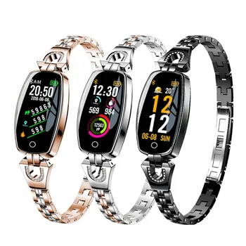 

H8 Lady Fitness Smart Watch Women Heart Rate Blood Pressure Pedometer Waterproof Sports Watch Bracelet For Android iPhone