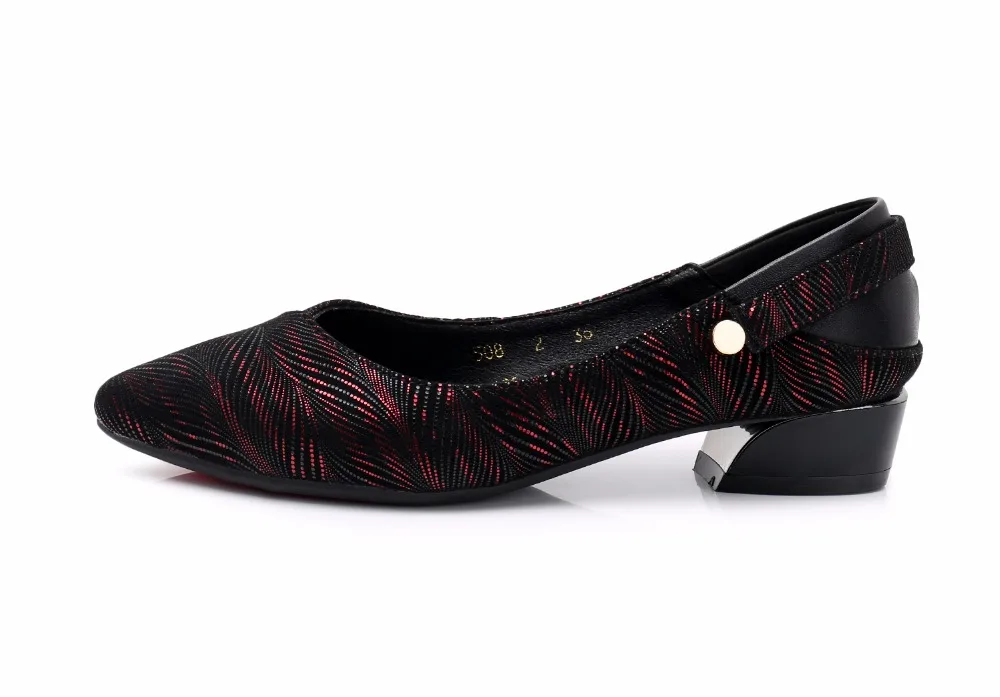 Peu D'été Bout Pourpre En Carrés argent Pointu Profonde Femmes Véritable Nouvelle Robe Gktinoo Chaussures Confortable Talons Pompes Cuir UwRx5EHnq