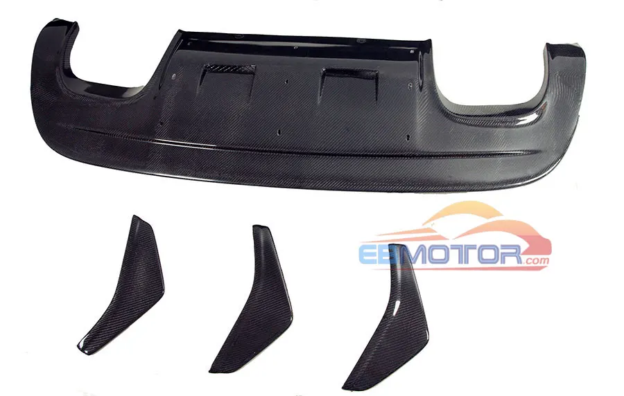A TYPE Real carbon fiber rear diffuser spoiler for BMW E71 X6 M X6M 2009-2014  B370
