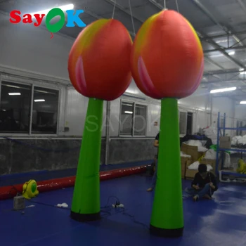 Buy Giant Inflatable Tulip Model With Blower For Wedding Party Exhibition Decorations