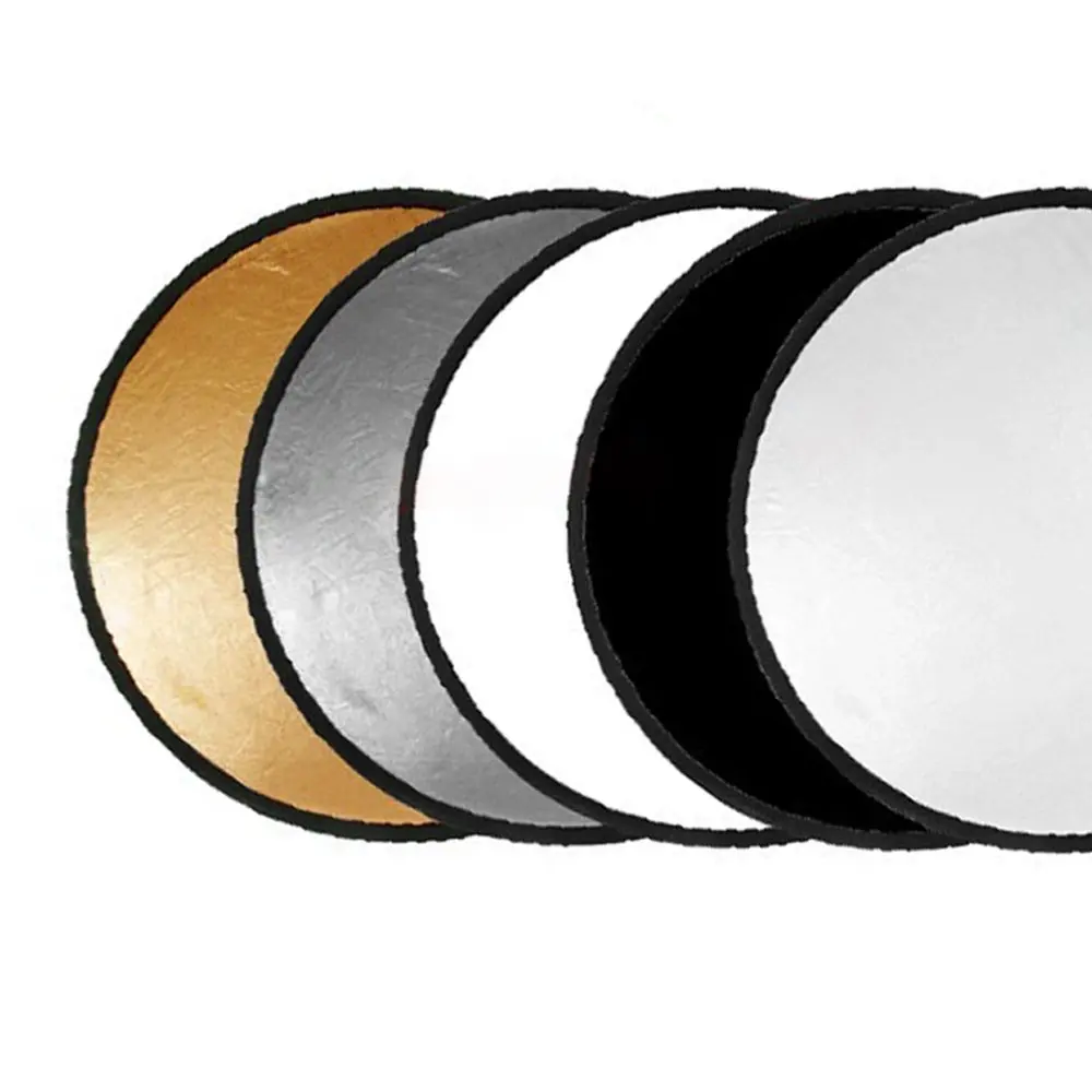 New Hot Round film reflector diameter 60 cm folding 5 color golden
