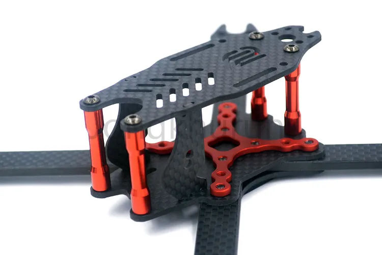 DIY mini FPV F2 mito 210 из чистого углеродного волокна мм рама Разобранная для гоночного