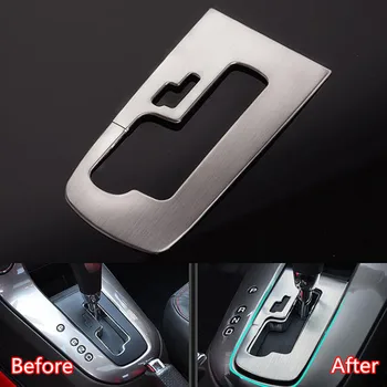 

YAQUICKA Stainless Steel Car Automatic Gear Shift Panel Frame Car-Covers Trim Styling Sticker For Chevrolet Cruze 2015 LHD