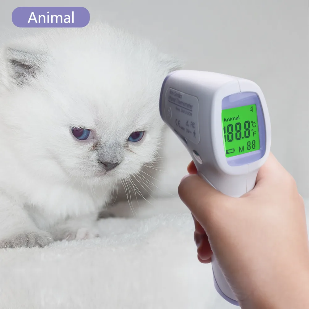 

PC868 Non-contact Pet/Baby Electronic Thermometer Digital Display Infrared Thermometer