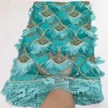 Африканский ткань кружева вышитые в нигерийском стиле гипюр Французский кружевной ткани высокого качества Африканский французский чистая кружевной ткани E091461