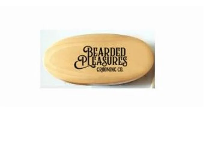 

8pcs Wood Boar Bristle Beard Brush&Mustache brush For Gentlemen Beard Care Engrave Logo
