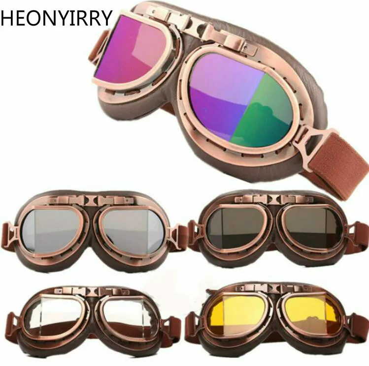 Motorcycle Goggles Glasses Vintage Motocross Classic Goggles Retro